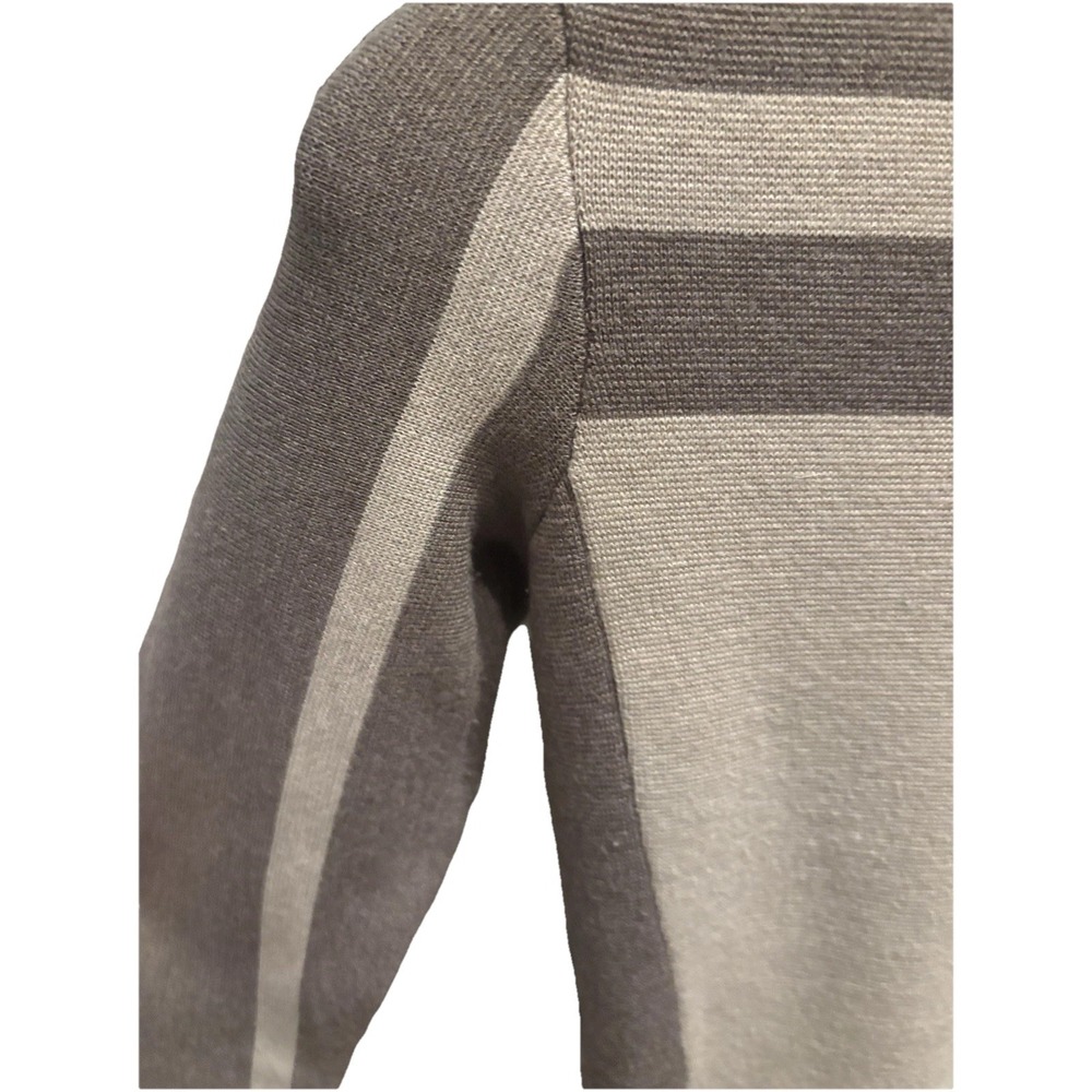 ATHLETA‎ Small Boreal Colorblock Sweater Dress Tan Wool Blend Heavy Long Sleeves - Picture 5 of 7